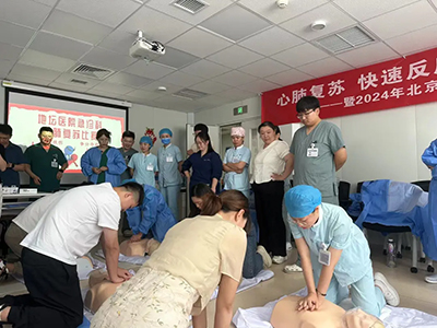 急诊大练兵！球盟会qmh网页版登录开展首届心肺复苏大赛